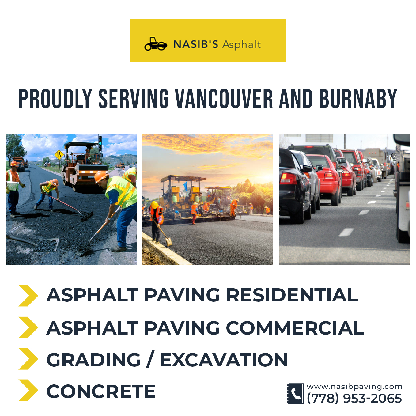Commercial paving Vancouver