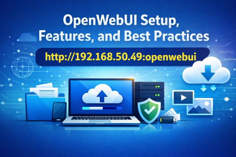 OpenWebUI Setup, Features, and Best Practices