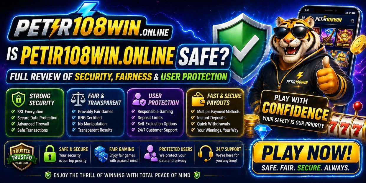 Is Petir108Win.Online Safe? Full Review of Security, Fairness & User Protection