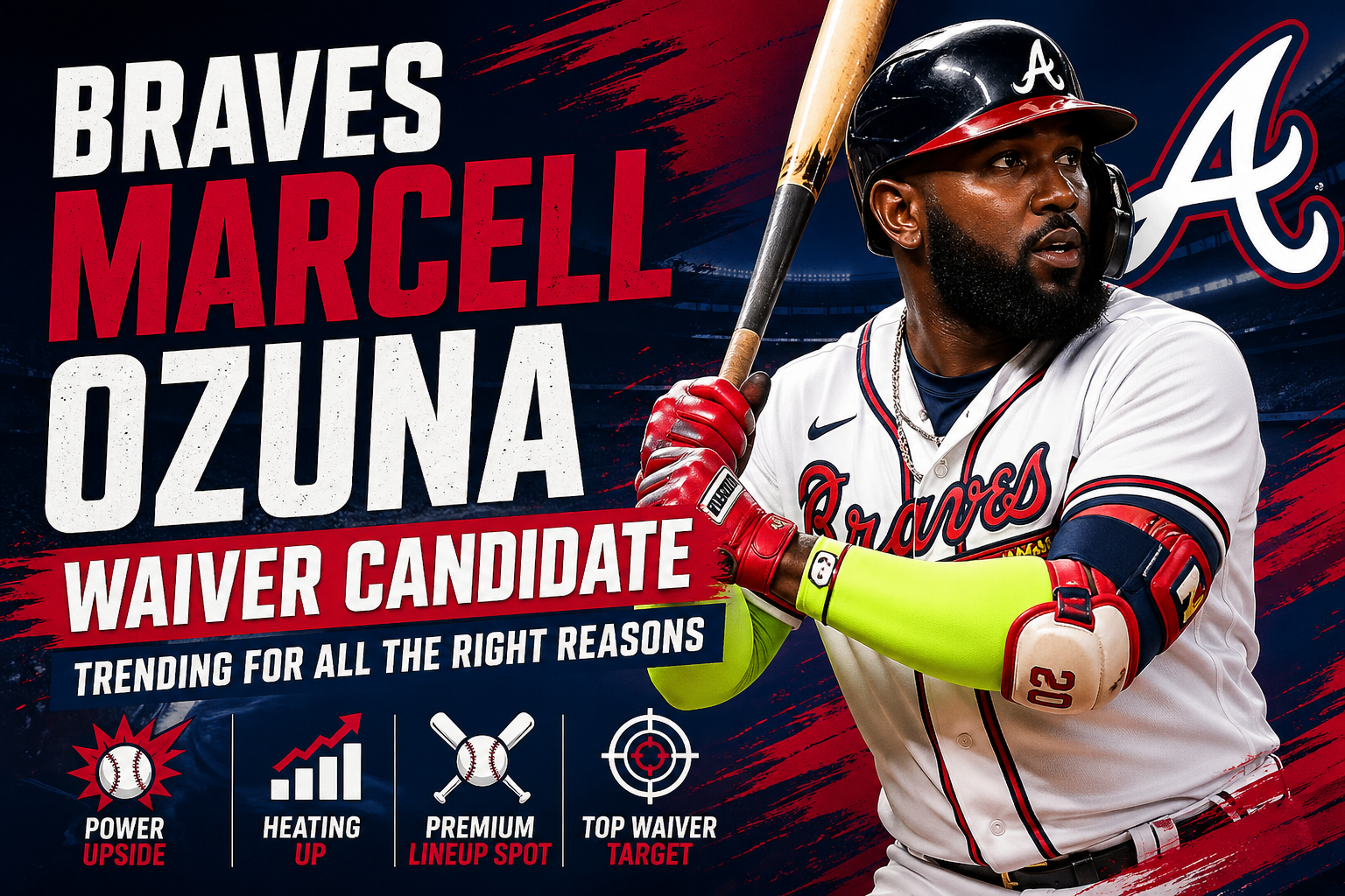 Braves Marcell Ozuna waiver candidate is heating up fast. Discover why Marcell Ozuna is a top fantasy baseball pickup, with stats, trends, and rest-of-season outlook.