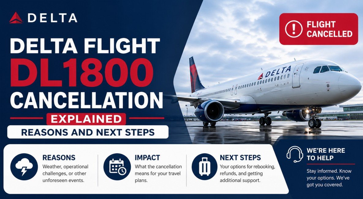 Delta Flight DL1800 Cancellation Explained: Reasons and Next Steps