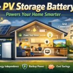 How a PV Storage Battery Powers Your Home Smarter
