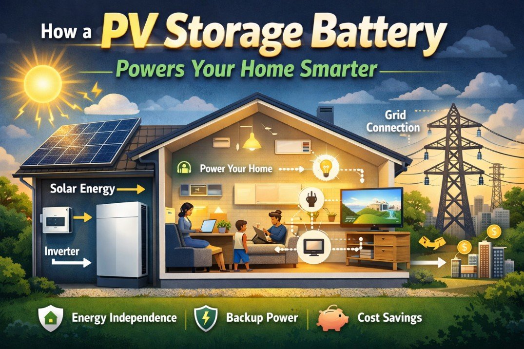 How a PV Storage Battery Powers Your Home Smarter