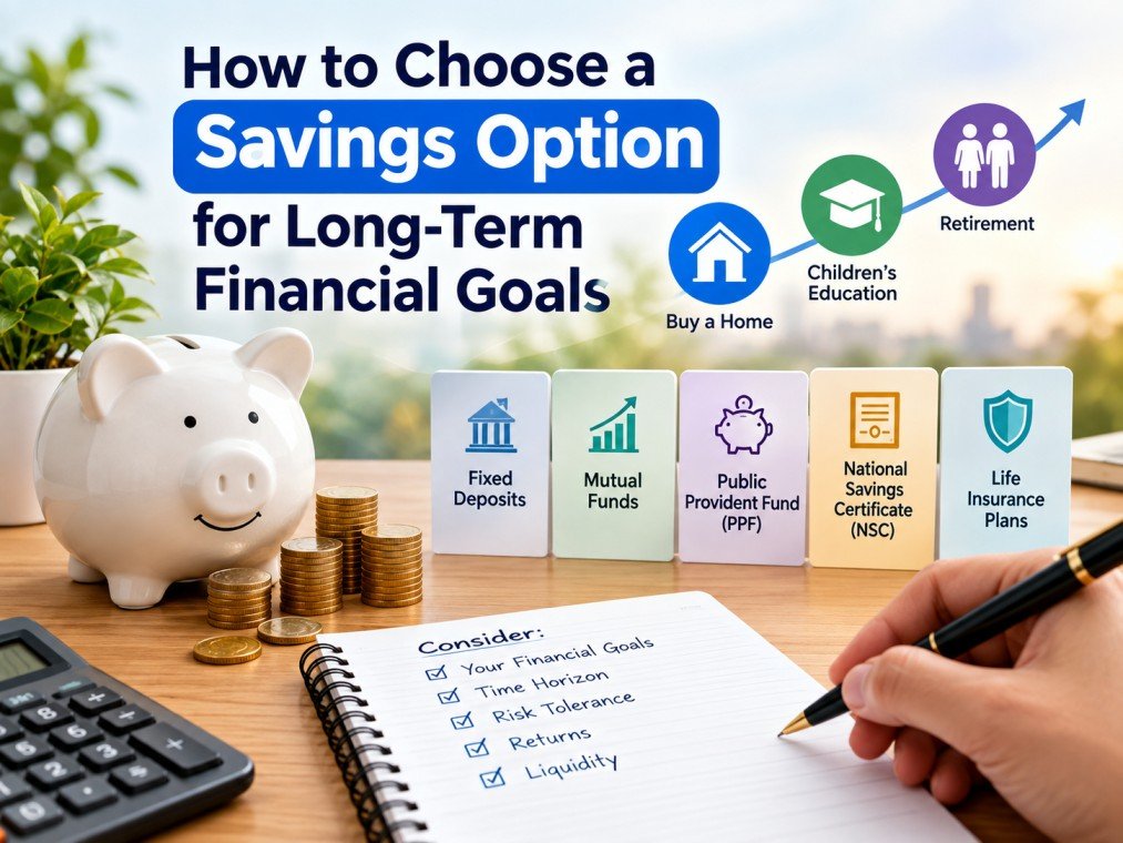 How to Choose a Savings Option for Long-Term Financial Goals