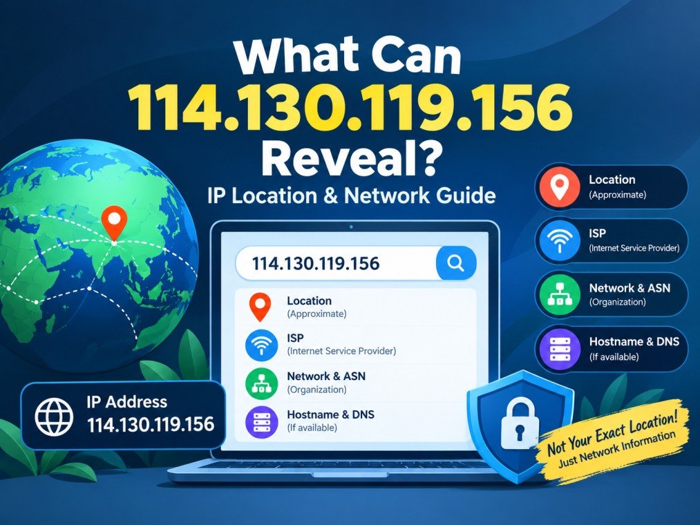 What Can 114.130.119.156 Reveal? IP Location & Network Guide